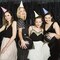 2-Pack Black Foil Fringe Tinsel Curtains Party Backdrop Decorations
